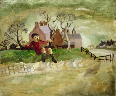 The Jumping Boy, Arundel, West Sussex, 1929 by Christopher Wood